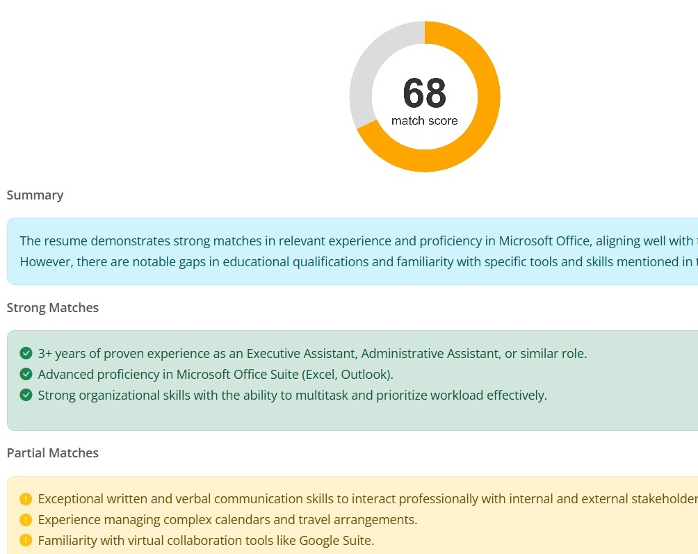 AI Job Matching Analyzer