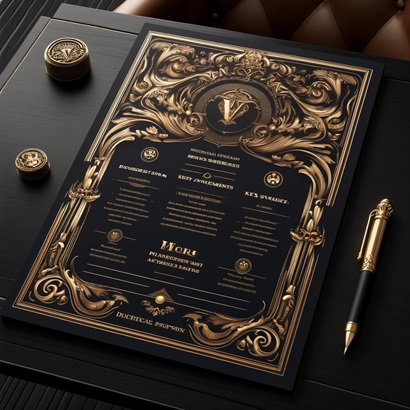 resume being tailored for a job