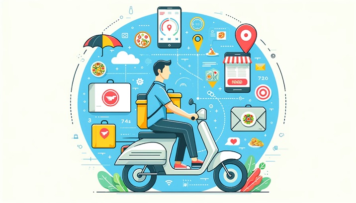 food delivery person